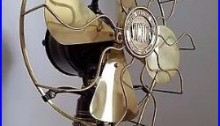 RARE restored Western Electric Antique Victor Brass Fan