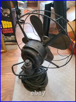R&M Westinghouse Oscillating Table Fan Antique Parts Robbins & Myers 1b30