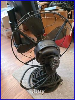 R&M Westinghouse Oscillating Table Fan Antique Parts Robbins & Myers 1b30