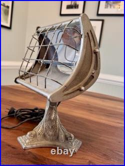 Radia Heater Vtg Art Deco Electric Portable 1930s TESTED & WORKS Heat Lamp