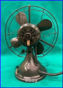 Rare 1916 9 General Electric 174940 Type AR Form S1 Stationary Fan Two Speeds