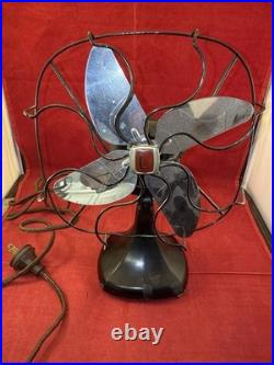 Rare Antique Electric 1900's LIONEL Oscillating Desk Fan 9 Cage PARTS/REPAIR