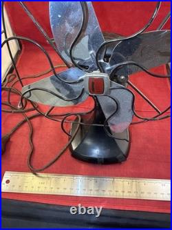 Rare Antique Electric 1900's LIONEL Oscillating Desk Fan 9 Cage PARTS/REPAIR