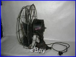 Rare Antique Electric Fan BERGMANN made in Germany see vidéo