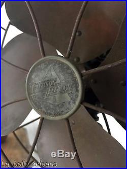 Rare Antique Emerson Floor Fan Art-deco Base. Adjustable. Works