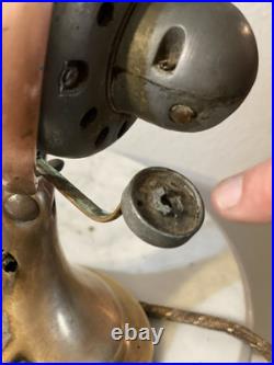 Rare Antique GE Electric Fan Brass Blades Base Housing Pat 1895 1901 1903 8