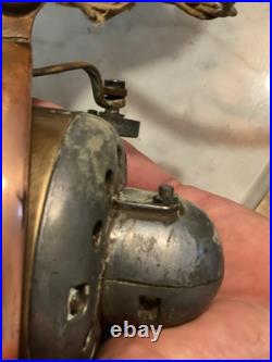 Rare Antique GE Electric Fan Brass Blades Base Housing Pat 1895 1901 1903 8
