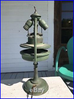 Rare Antique General Electric 1903 Direct Current Fan Bankers Lamp Light Signed