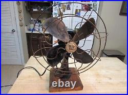 Rare Antique Robbin's Myers Wall Mount electric Fan, Working