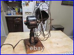 Rare Antique Robbin's Myers Wall Mount electric Fan, Working