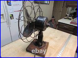 Rare Antique Robbin's Myers Wall Mount electric Fan, Working