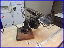 Rare Antique Robbin's Myers Wall Mount electric Fan, Working