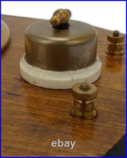 Rare Antique c 1880 Electro Dynamic Co. Brass Electric Fan Motor Bipolar