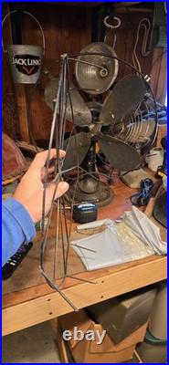 Rare Hard To Find Antique DIEHL Black 17 Electric Fan USA Works