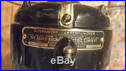 Rare Jandus Brass Electric Fan cir1900