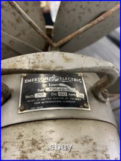 Rare Vintage 1950s 4 Blade 16 Emerson Electric 79648-AG Fan