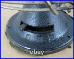 Rare Vintage 1950s 4 Blade 16 Emerson Electric 79648-AG Oscillating Fan (WORKS)