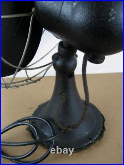 Rare Vintage 1950s 4 Blade 16 Emerson Electric 79648-AG Oscillating Fan (WORKS)