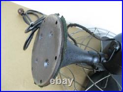 Rare Vintage 1950s 4 Blade 16 Emerson Electric 79648-AG Oscillating Fan (WORKS)