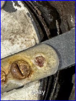 Rare Vintage Antique Racine Electric Company Brass Blade 12 Desk Fan Type 123