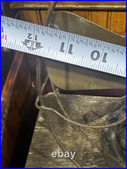 Rare Vintage Antique Racine Electric Company Brass Blade 12 Desk Fan Type 123