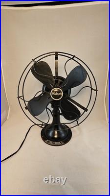 Rare Vintage Antique Wagner 5260 10 Inch Occilating Fan Works Good
