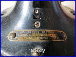 Rare & Vintage Graybar 10 Inch Oscillating Fan Model P19435 Good Condition