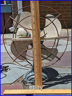 Retro Westinghouse Electric Blue Fan Works Industrial Art Deco Prop