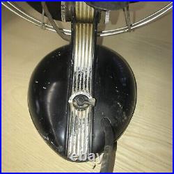 Robbins & Myers Oscillating 17 Fan 4 Blade Art Deco Electric Double Diamond