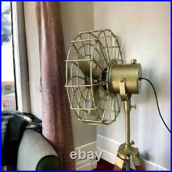 Royal Navy Antique Electric Pedestal Floor Fan with Tripod Stand Home Decor/Gift Royal Navy Antique Electric Pedestal Floor Fan with Tripod Stand Home Decor/Gift