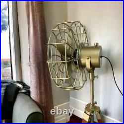 Royal Navy Antique Electric Pedestal Floor Fan with Tripod Stand Home Decor/Gift Royal Navy Antique Electric Pedestal Floor Fan with Tripod Stand Home Decor/Gift