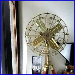 Royal Navy Antique Electric Pedestal Floor Fan with Tripod Stand Home Decor/Gift Royal Navy Antique Electric Pedestal Floor Fan with Tripod Stand Home Decor/Gift