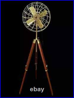 Royal Navy Antique Electric Pedestal Floor Fan with Tripod Stand Home Decor/Gift Royal Navy Antique Electric Pedestal Floor Fan with Tripod Stand Home Decor/Gift
