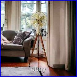 Royal Navy Antique Electric Pedestal Floor Fan with Tripod Stand Home Decor/Gift Royal Navy Antique Electric Pedestal Floor Fan with Tripod Stand Home Decor/Gift