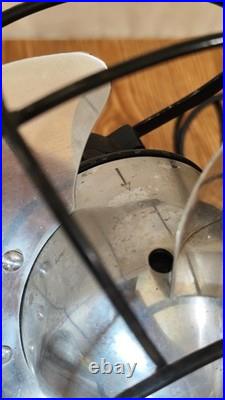 SEE VIDEO General Electric GE 55x164 Vintage Electric Non Oscillating Fan WORKS
