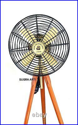 SUGRA ART Handmade Antique Floor Standing Electric Fan, Home Decor, Office Decor