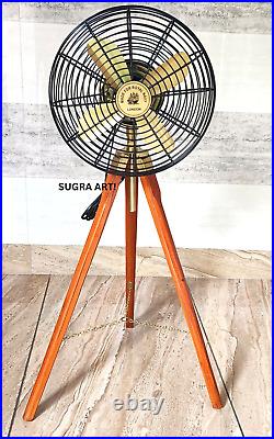 SUGRA ART Handmade Antique Floor Standing Electric Fan, Home Decor, Office Decor