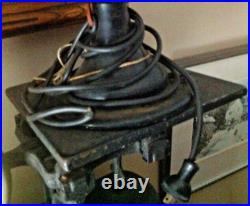 Scarce Old Antique Peerless Electric Co 8 Brass Blade Original Cage Desk Fan