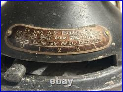 Shibaura Engineering Works 12 Inch Electric Fan