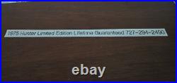 Ultra-Rare 1975 Hunter Brass Limited Edition Ceiling Fan-Fully Restored Guarante