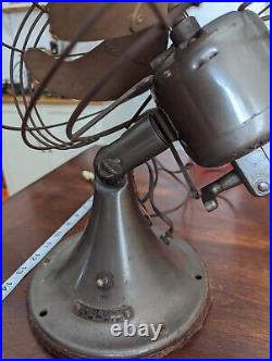 VIDEO 1930s Working vintage ge general electric fan Desk Antique Swivel Head