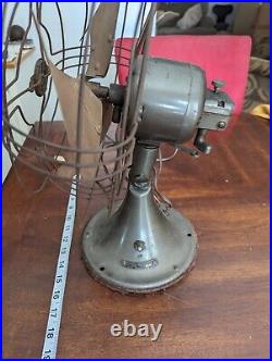 VIDEO 1930s Working vintage ge general electric fan Desk Antique Swivel Head