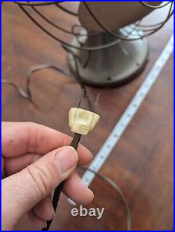 VIDEO 1930s Working vintage ge general electric fan Desk Antique Swivel Head