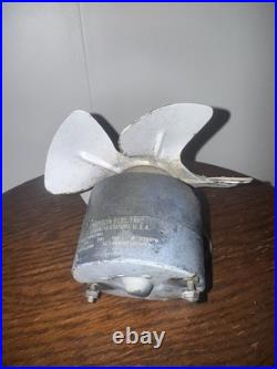 VINTAGE 1930s EMERSON Bullet Motor Oscillating Fan Cast Iron TESTED