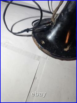 VINTAGE 1940`S EMERSON ELECTRIC FAN Oscillating 4 BLADES WORKING 13