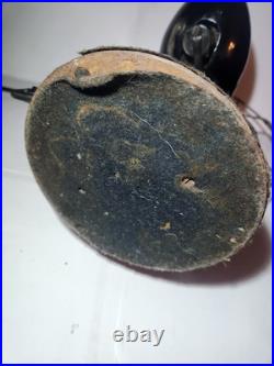 VINTAGE 1940`S EMERSON ELECTRIC FAN Oscillating 4 BLADES WORKING 13