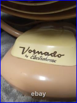 VINTAGE C. 1954 VORNADO ELECTRIC FAN MCM ATOMIC AGE RETRO Canadian Model 616v