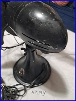 VINTAGE DIEHL OSCILLATING FAN 1950's Metal Fan Blades