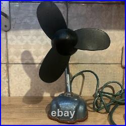 VINTAGE Electric Table FAN 1959 USSR RARE ANTIQUE OLD Home Decor Collectible