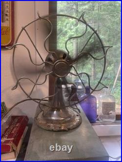 VINTAGE Fitzgerald MFG Co. The Star Electric Fan style1200 Working Condition